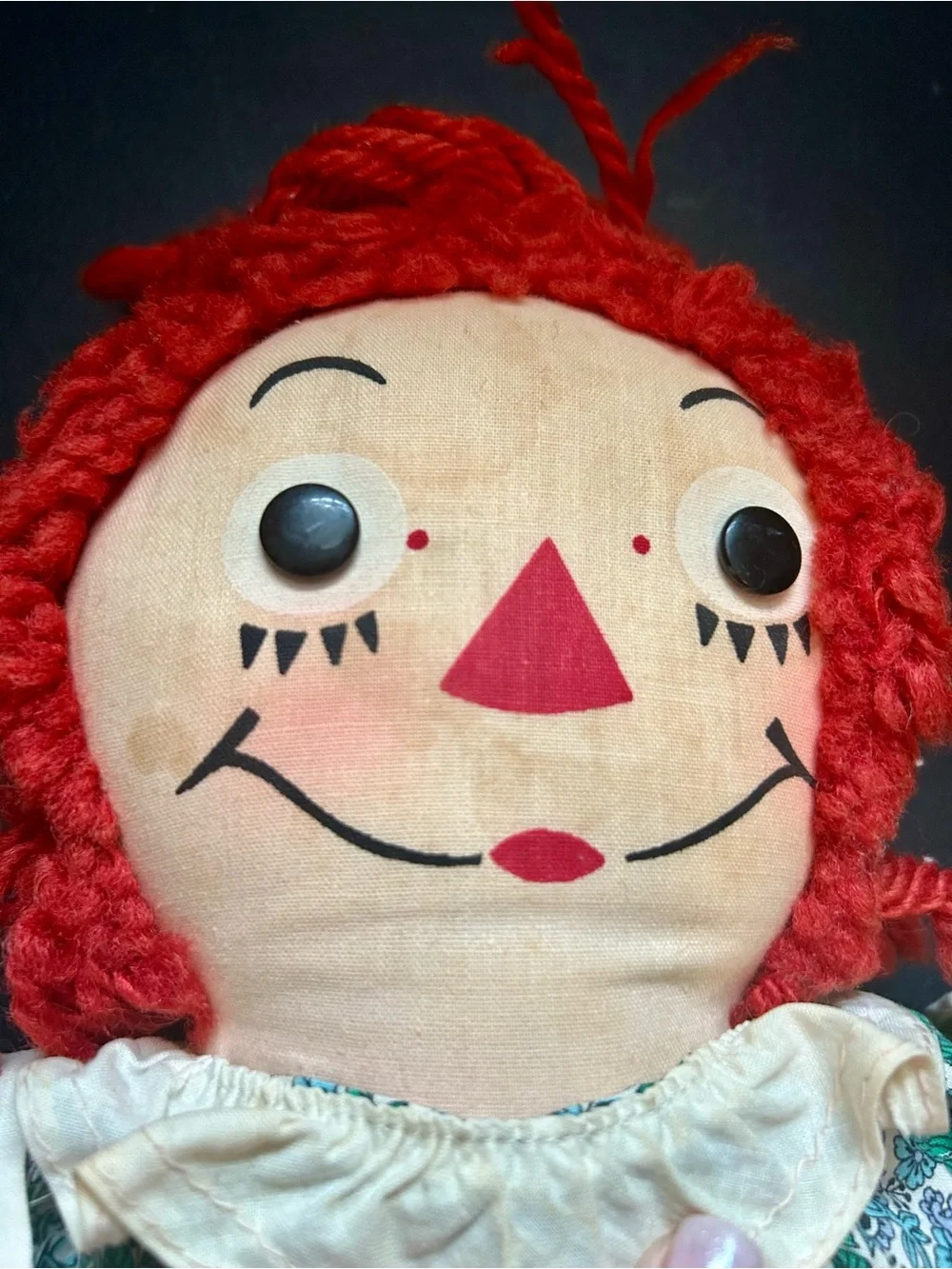 Vintage Raggedy Ann Doll 18”